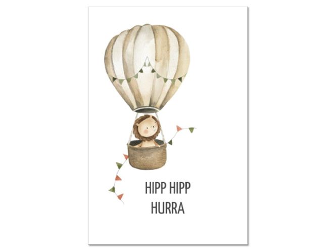 Hovedbilde 50 stk | Hipp hipp hurra | 10x15 cm