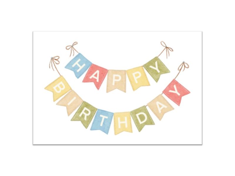 50 stk | Happy birthday | 10x15 cm