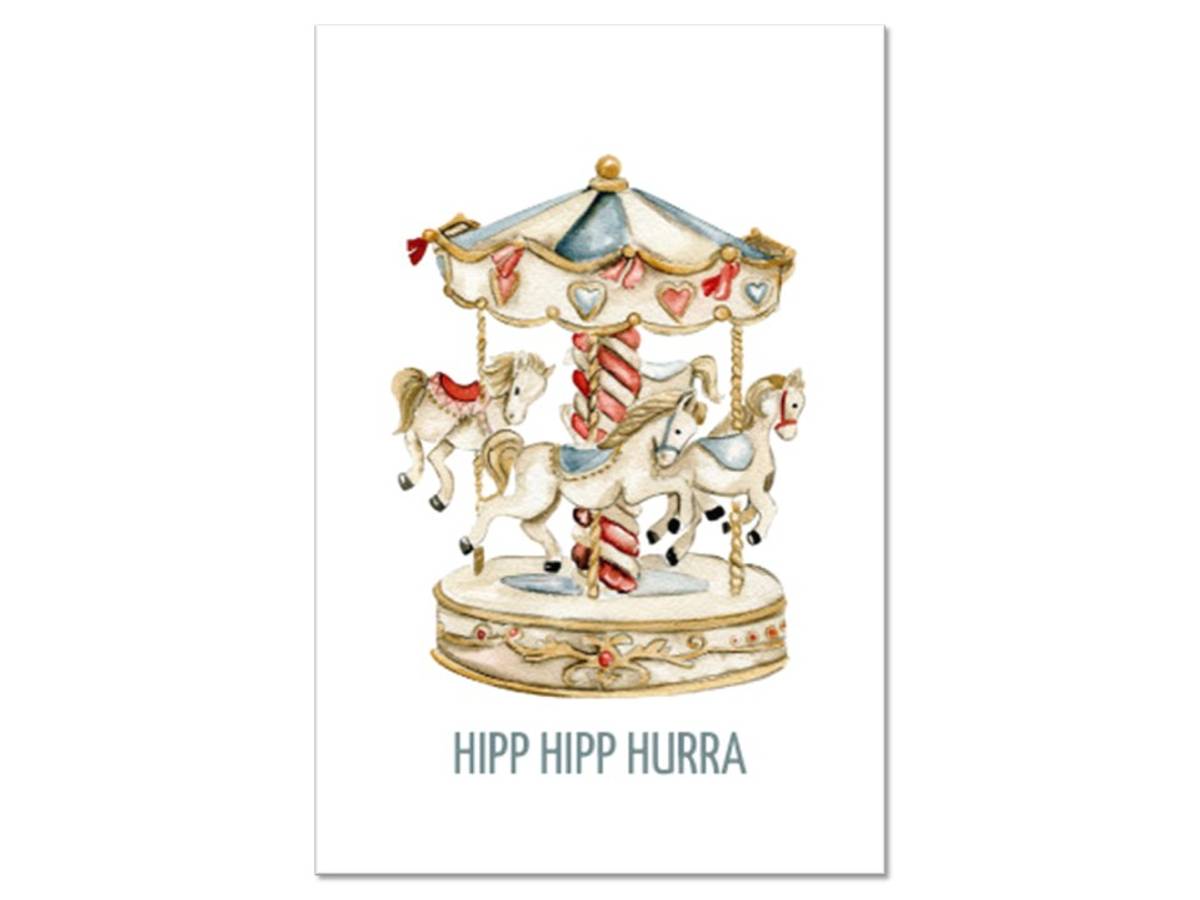 50 stk | Hipp hipp hurra | 10x15 cm