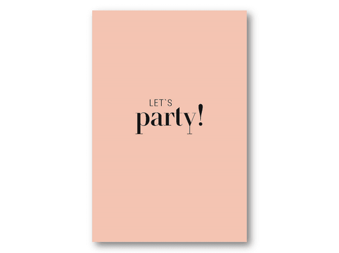 Hovedbilde 50 stk | Let's party | 10x15 cm