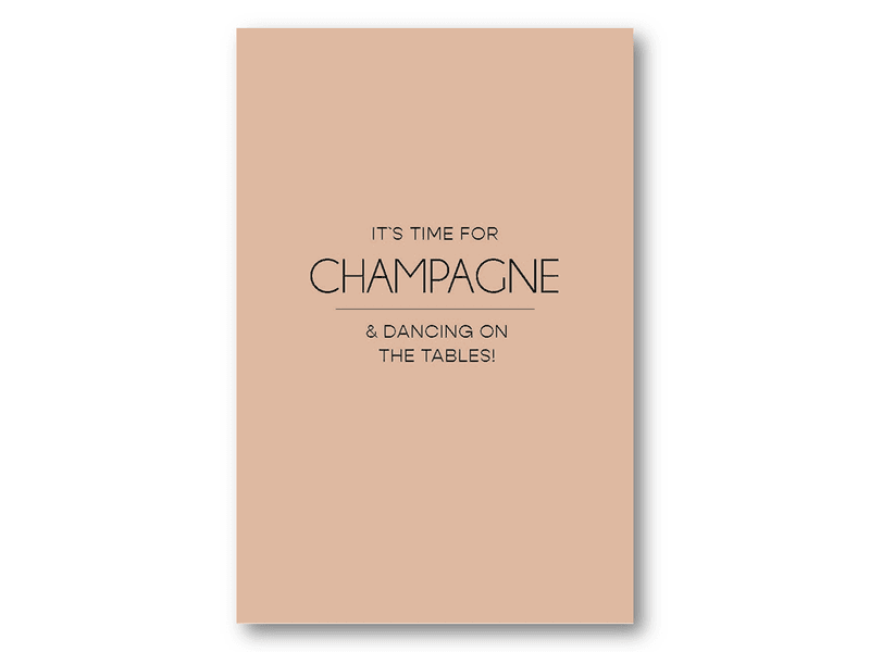 50 stk | It's time for champagne | 10x15 cm