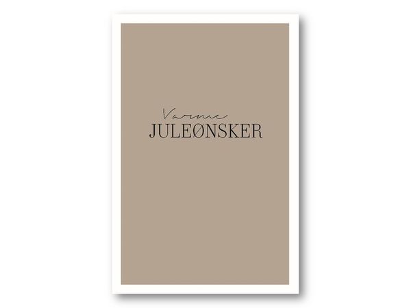 Hovedbilde 50 stk | Varme juleønsker | 10x15 cm