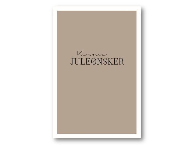 Hovedbilde 50 stk | Varme juleønsker | 10x15 cm