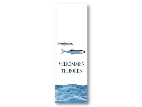 Bilde av 50 stk | Velkommen til bords | 5x15 cm