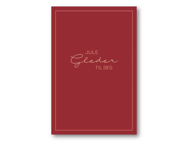 50 stk | Julegleder til deg | 10x15 cm