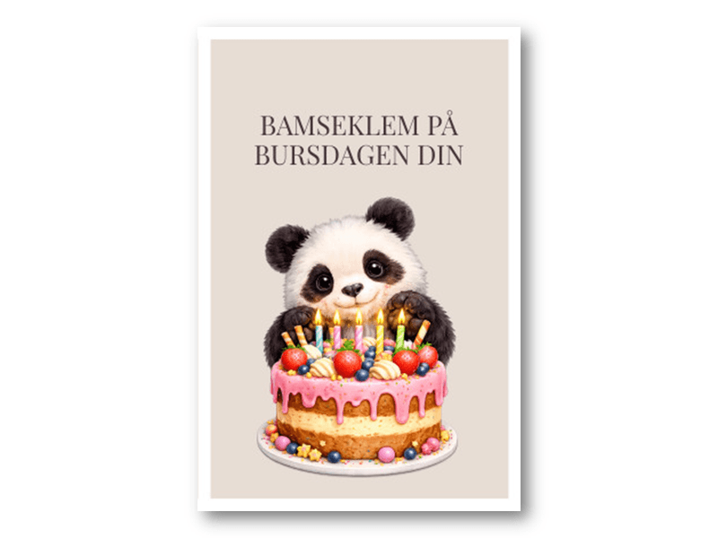 50 stk | Bamseklem | 10x15 cm