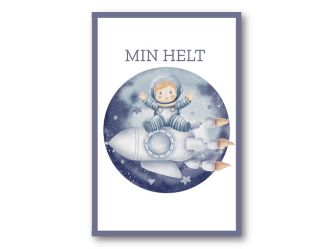 Hovedbilde 50 stk | Min helt | 10x15 cm