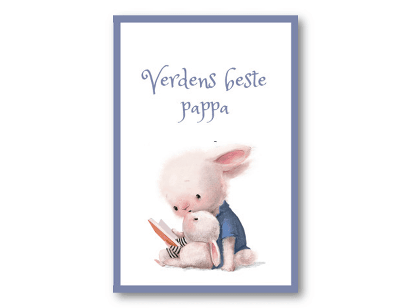 50 stk | Verdens beste pappa | 10x15 cm