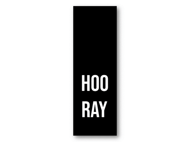 Hovedbilde 50 stk | Hooray | 5x15 cm